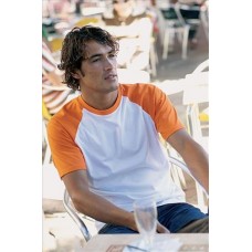 Kariban Short Sleeved Mens Baseball Tee T-shirt