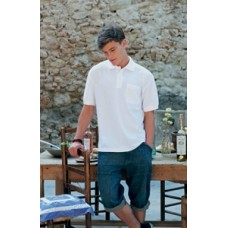 Fruit Of The Loom Unisex 65/35 Poly Cotton Pocket Polo Shirt