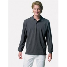 Jerzees Long Sleeved 100% Cotton Pique Mens Polo Shirt