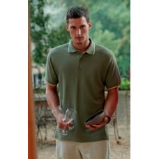 Fruit Of The Loom 100% Cotton Tipped Polo Shirt