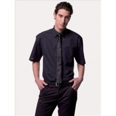 Russell Collection Short Sleeved Poly Cotton Men's Poplin Shirt