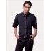 Russell Collection Short Sleeved Poly Cotton Men's Poplin Shirt