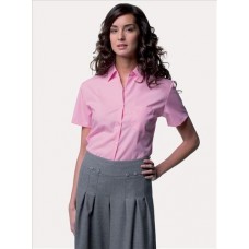 Russell Ladies Short Sleeved Pure Cotton Easycare Poplin Shirt