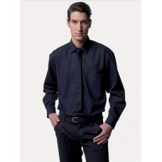 Russell Collection Long Sleeve Polycotton Men's Easycare Poplin Shirt