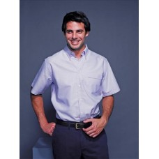 Henbury Men's Short Sleeve Classic Oxford Shirt