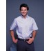 Henbury Men's Short Sleeve Classic Oxford Shirt