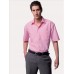 Russell Collection Men's Short Sleeved Pure Cotton Poplin Shirt