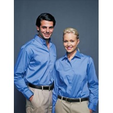 Henbury Men's Long Sleeve Oxford Shirt