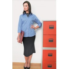Premier Women's 3/4 Sleeve Poplin Blouse