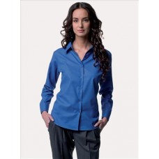 Russell Collection Ladies Long Sleeve Easycare Oxford Shirt