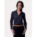 Russell Collection Ladies Long Sleeved Poly Cotton Poplin Shirt