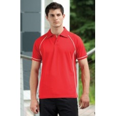 Finden And Hales Men's Piped Polo Shirt