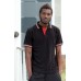 Finden And Hales Men's Checkered Flag Polo Shirt
