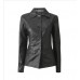 Woodland Leather Ladies Button Top Leather Jacket