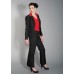 Mandate Women's Semi Bootleg Trouser With Shaped Dropped Waistband