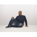Hanes Mens Tagless Organic Sweatshirt In Various Colour