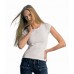 B&c Womens Feel T-shirt In Black And White