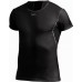 Craft Mens Cool Layer Tee In Black And White Craft Mens Cool Layer Tee In Black And White