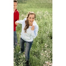 Hanes Womens Tagless Organic Hooded Sweat Jacket In Various Colour