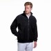 Grizzly Mens Full Zip Active Fleece In Black, Navy And Steel Grey