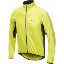 Craft Mens Performance Light Jacket In Black And Yellow