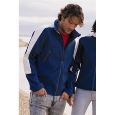 Kariban Sailing Mens Softshell Jacket In Navy/ecume
