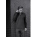 Picos Men's Junction Long Sleeve Polo In Black/iron And Navy/iron