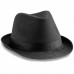 Beechfield Fedora In Black And White/black