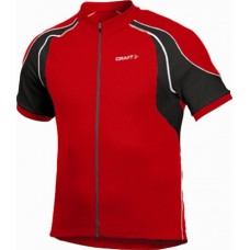 Craft Mens Active Jersey Cycling In Black And Red