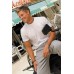 Skinni Fit Men Mens Layered Ringer T In Various Colours