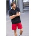 Kariban Sport Mens Zip Neck T-shirt In Various Colour