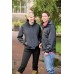 Henbury Mens Waterproof Shell In Black And Navy