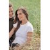 Hanes Women's Tagless Organic Crew Neck T In Various Colour