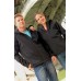 Skinni Fit Men Mens Hooded Soft Shell Jacket In Black