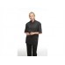 Dennys Chefswear Economy Short Sleeve Jacket In Black