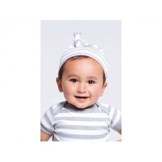 Babybugz Striped One- Knot Hat In Various Colours