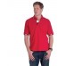 Uneek Clothing Tri-coloured Jacquard Pique Poloshirt In Navy & Red