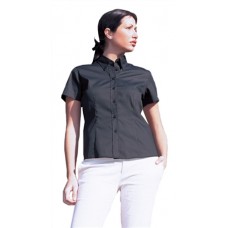 Uneek Clothing Uc704 Ladies Pinpoint Oxford Half Sleeve Shirt
