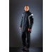 Lotto Lt017b Star Padded Boys Jacket In Black And Navy
