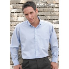 Mandate Long Sleeve Oxford Shirt In Various Colors