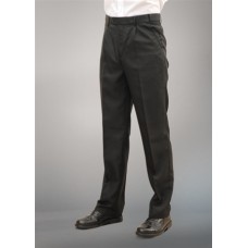 Mandate Constable Single Pleat Trousers In Black And Navy