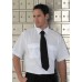 Mandate Short Sleeve Mega Pilot Shirt In Brigade Navy And White