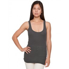 American Apparel Rib U-neck Screen Printed Tank Top - Pack Of 10