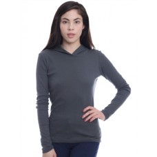 10 X American Apparel Baby Rib Long Sleeve Printed Hoodie