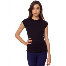 American Apparel Baby Rib Cap Sleeve Raglan