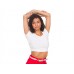 American Apparel Baby Rib Crop Screen Printed T-shirt - Pack Of 10