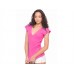 American Apparel Baby Rib Elongated Cut-out T-shirt