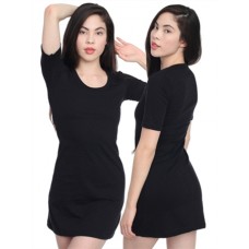 American Apparel Fine Jersey Short Sleeve Crew Neck T-shirt Dress
