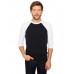10 X Printed American Apparel 3/4 Sleeve Raglan Style Shirt