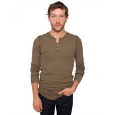 American Apparel Baby Thermal Long Sleeve Henley